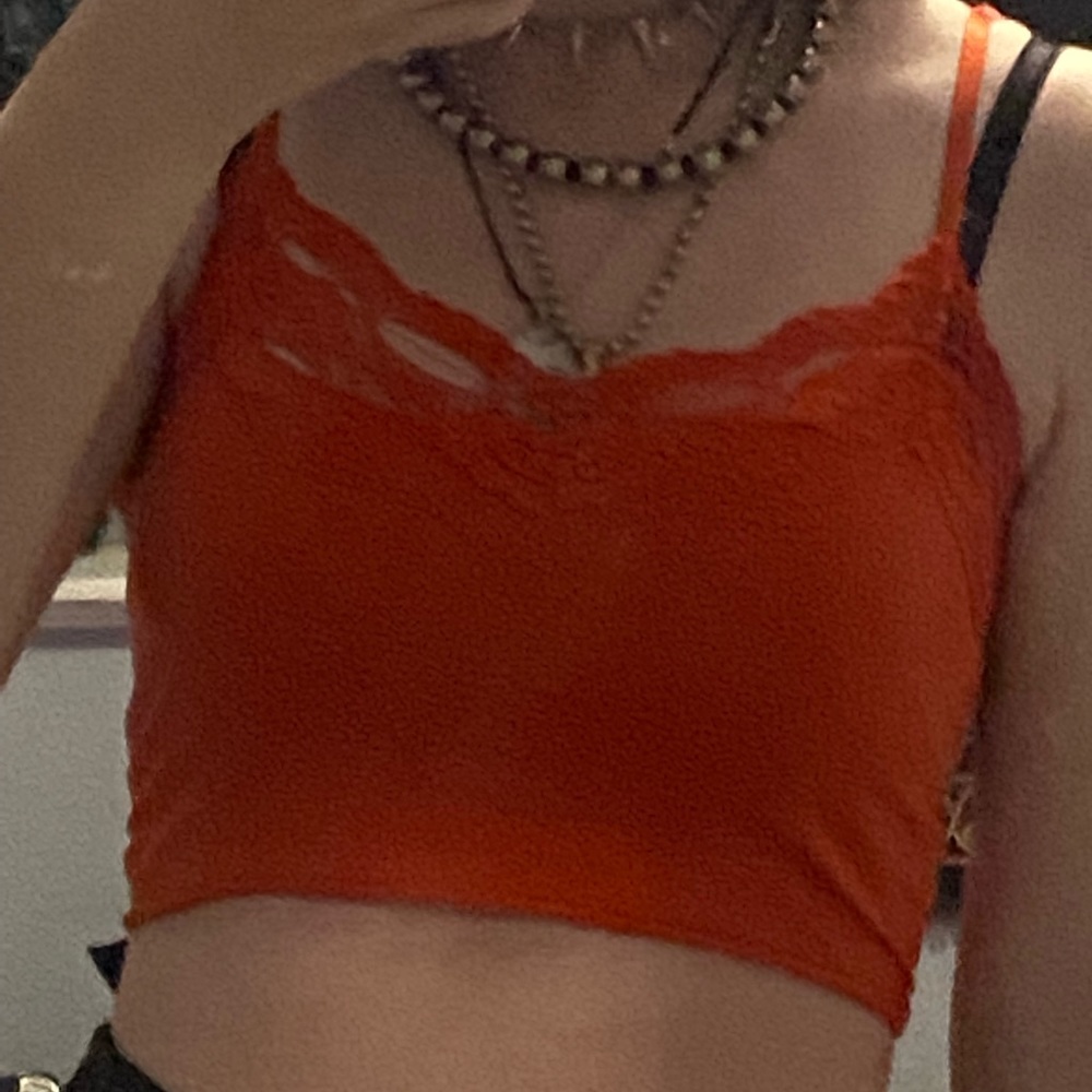 red tank top